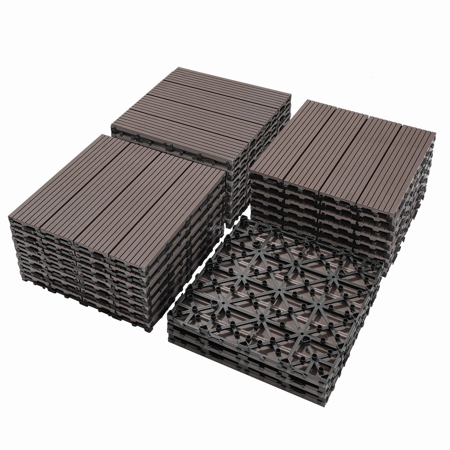 Composite Deck Tiles, Resist Rust, Water, Weather
