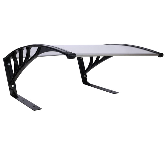 Weather Resistant Polycarbonate Canopy Outdoor Shade Cover For Robotic Lawn Mowers - Black
