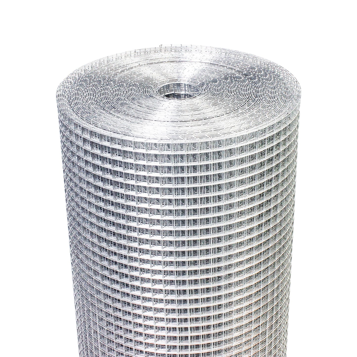 Galvanized Hardware Cloth, Metal Wire Fencing Roll For Garden And Animal Protection - Silver