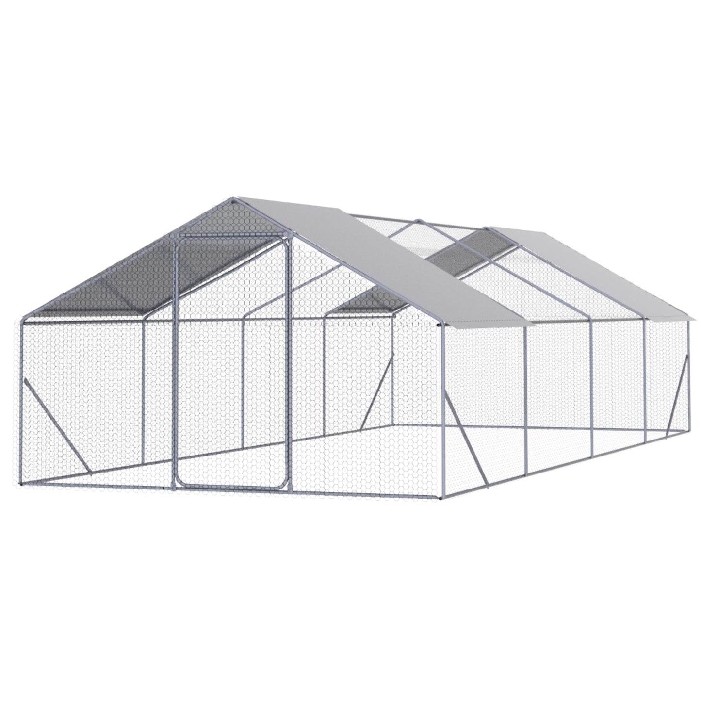 Outdoor Chicken Coop Metal Big Space