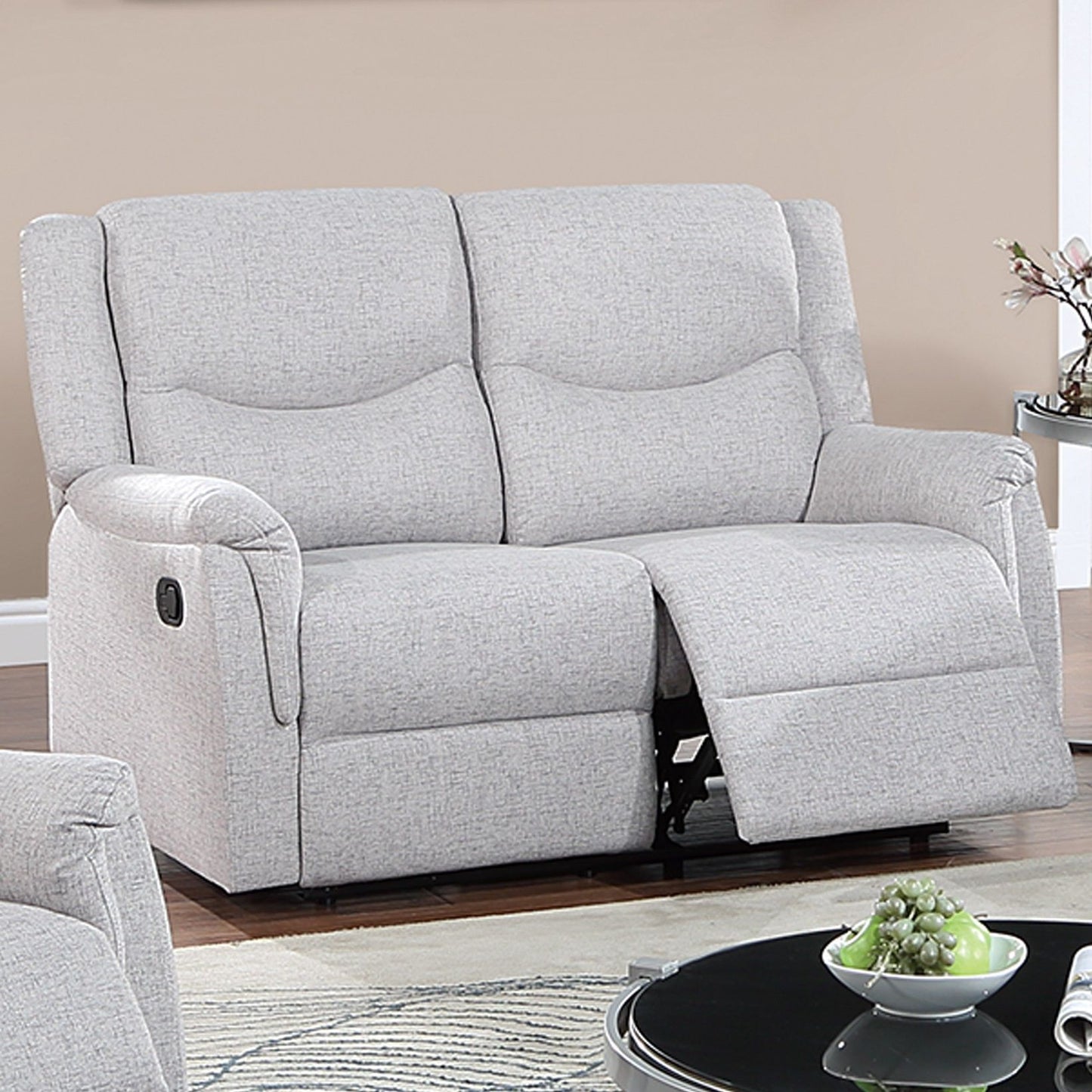 2 Piece Living Room Set With Loveseat And Recliner
