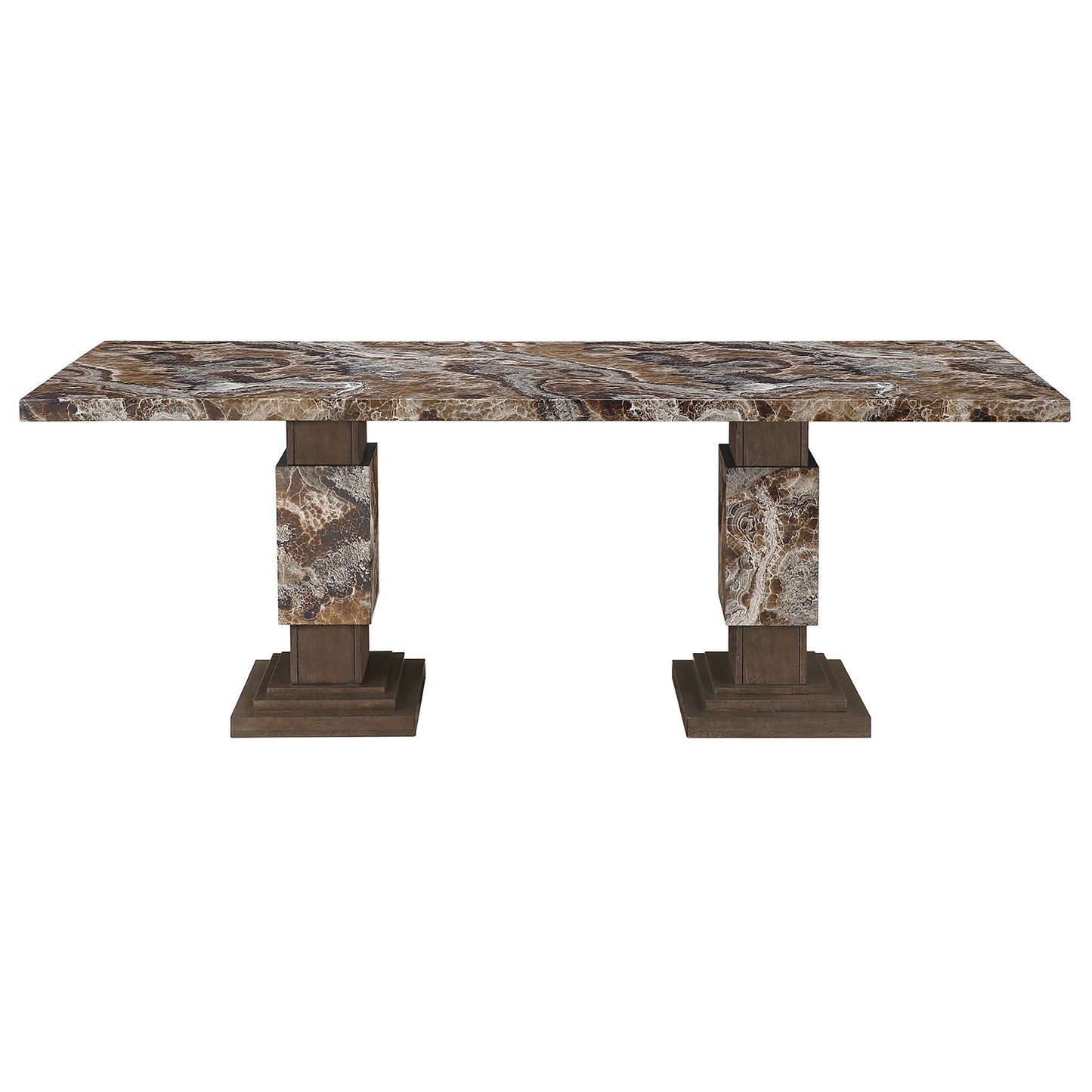 D12DT - Dining Table - Brown