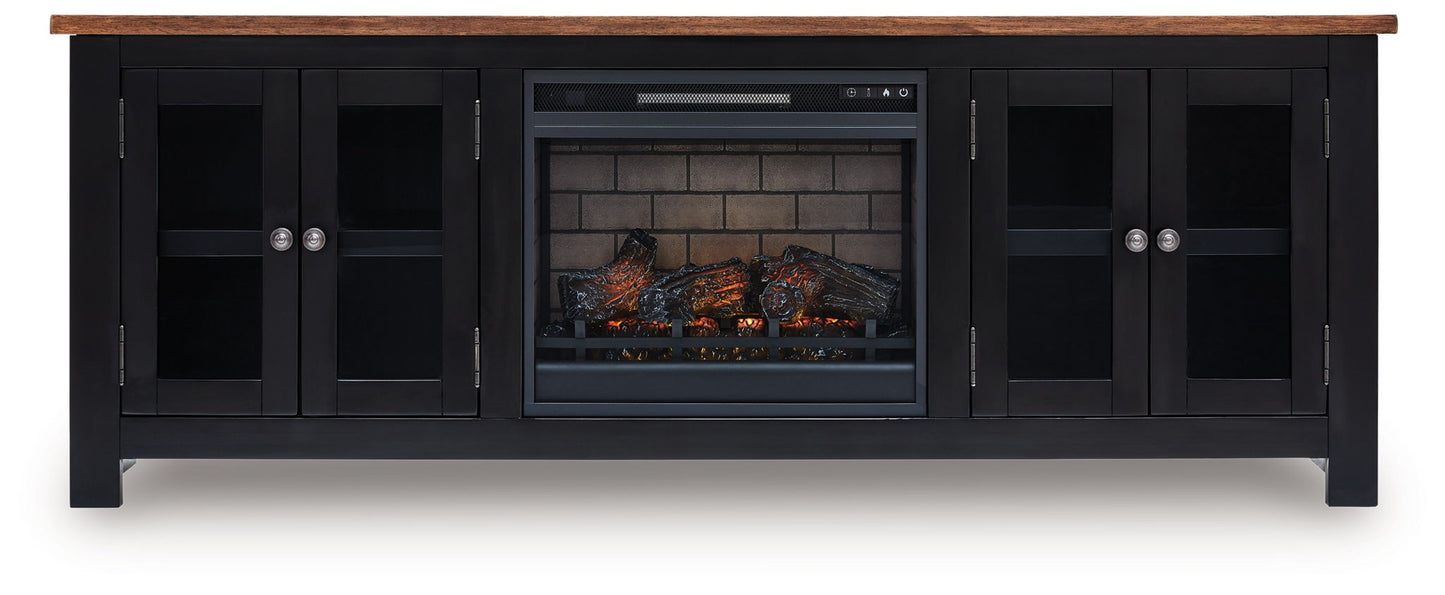 Wildenauer - 76" TV Stand With Electric Fireplace
