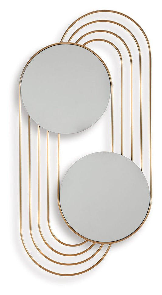 Warrenley - Accent Mirror - Gold Finish