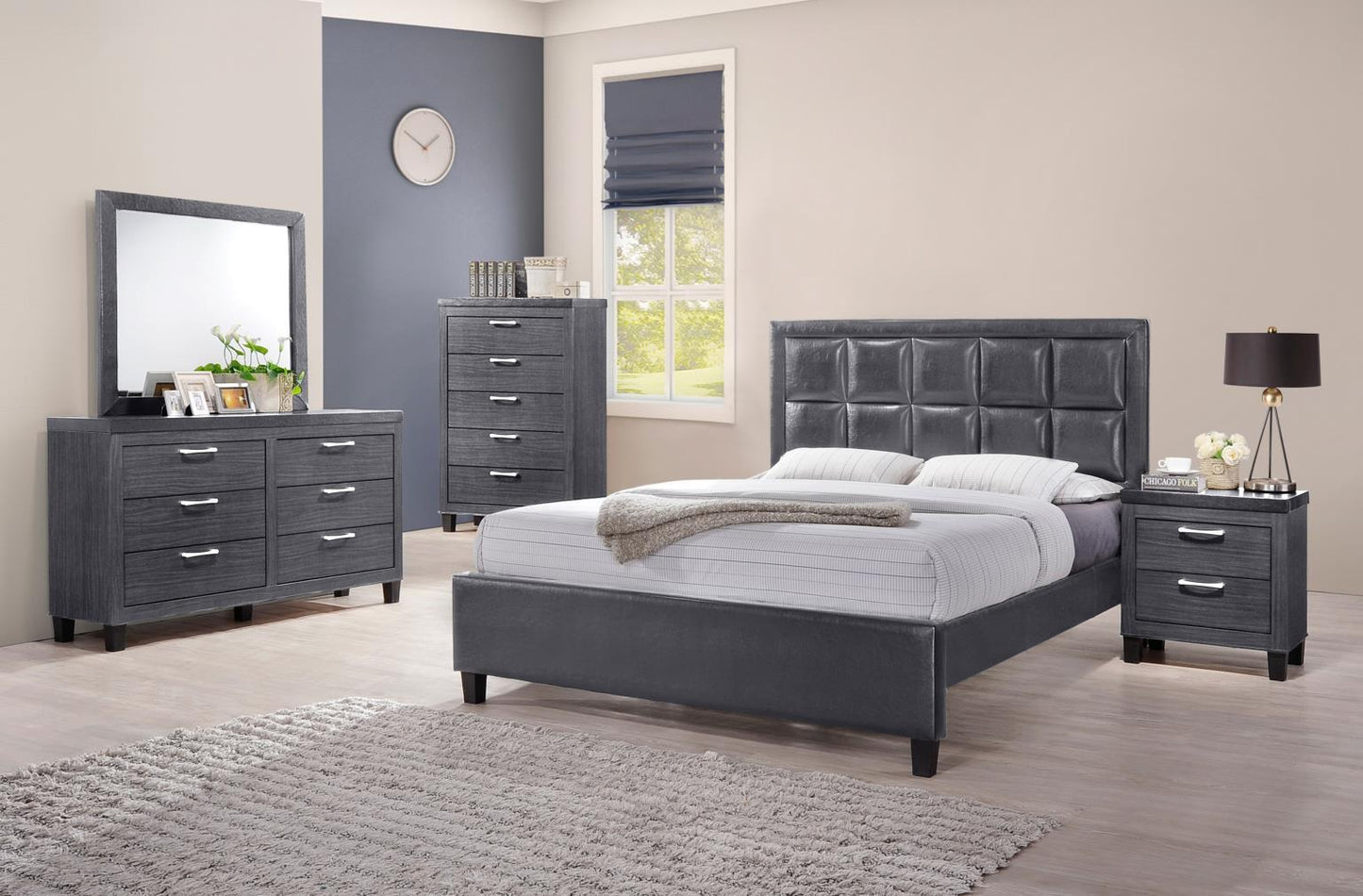 B511 - Nightstand - Gray