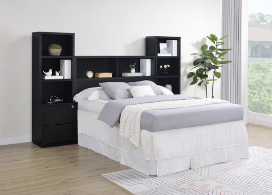 Westpark - 3 Piece Bedroom Set Bookcase Headboard