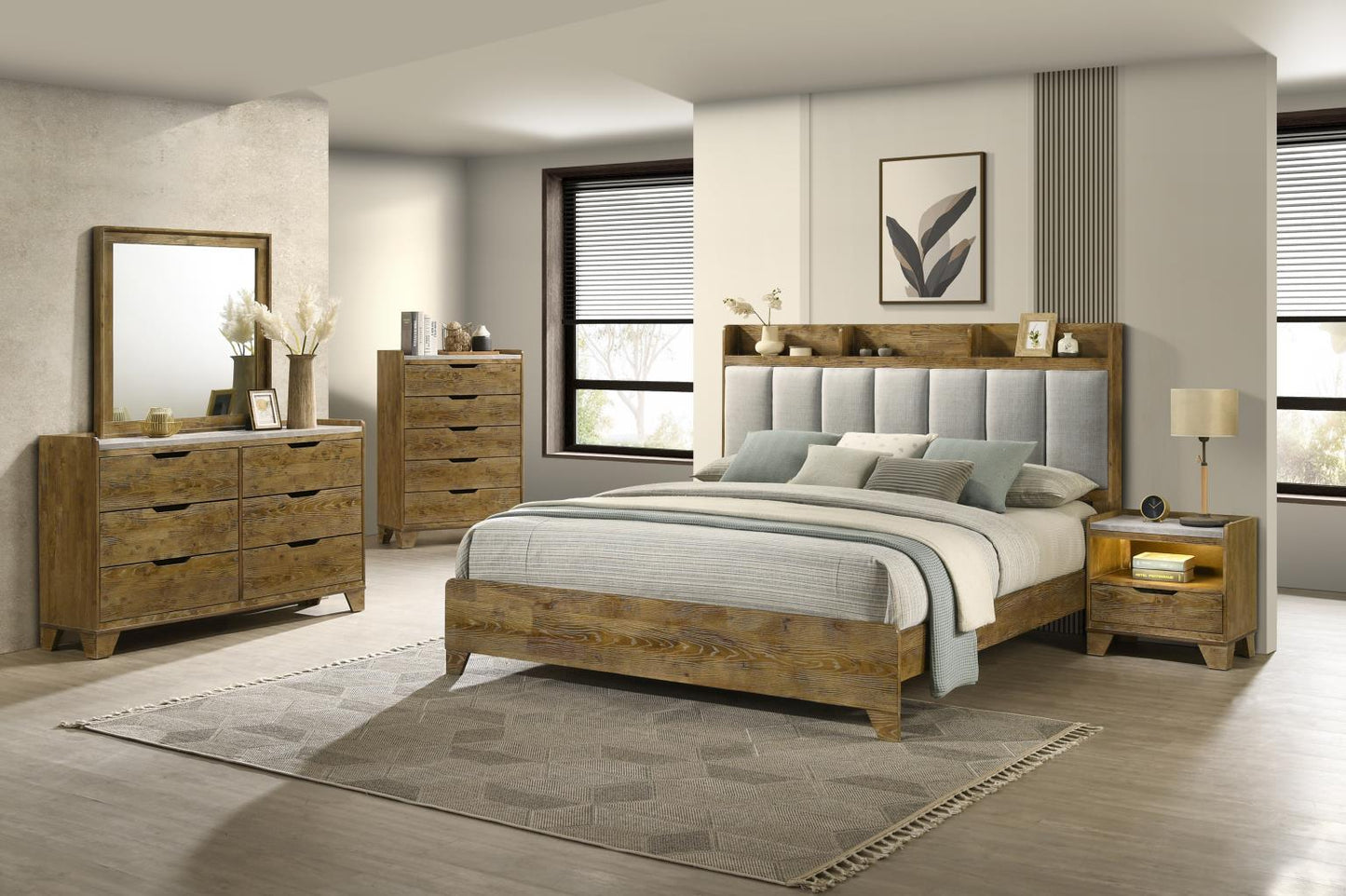 B275 - Nightstand - Light Aspen Oak
