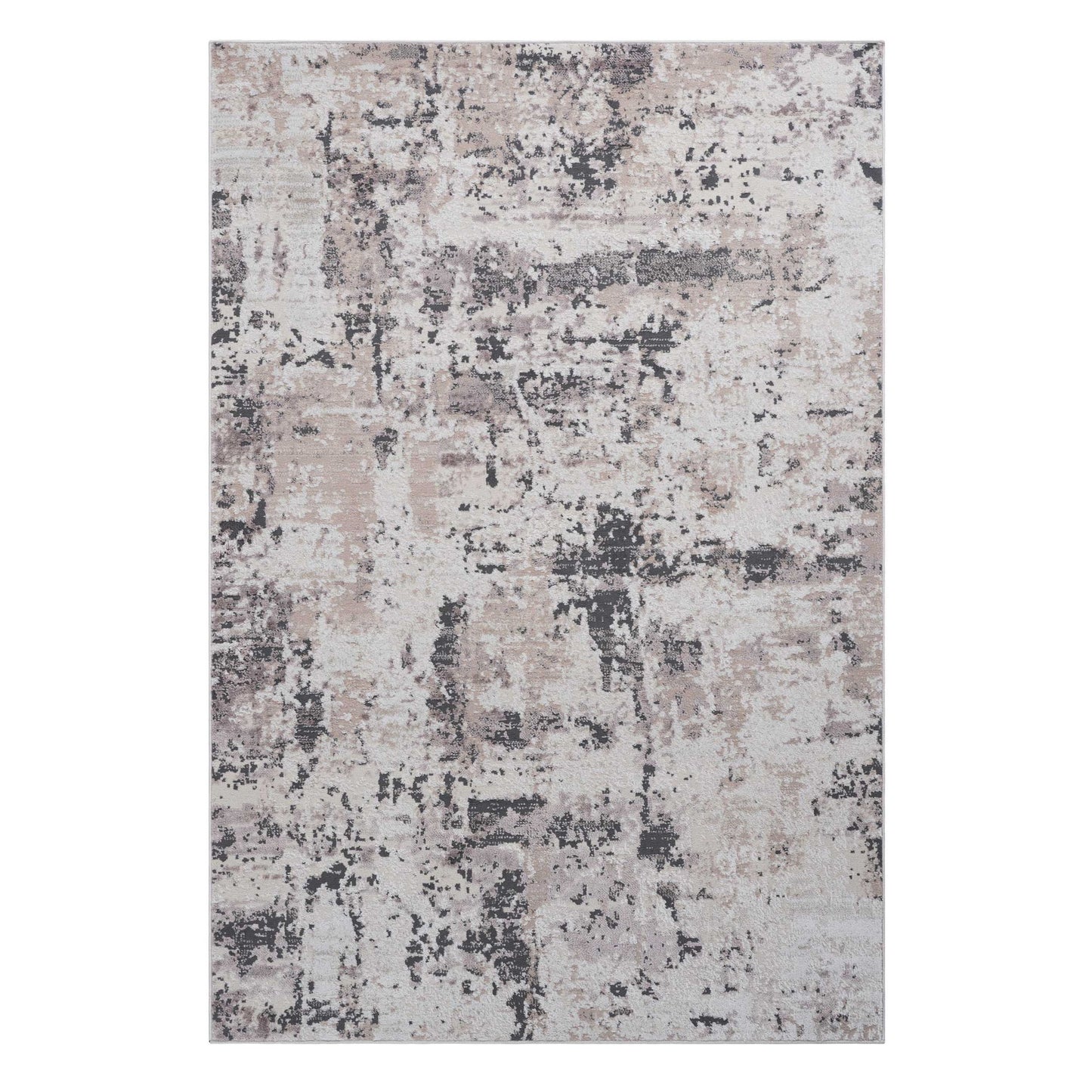 Payas - 8' X 10' Abstract Area Rug - Cream / Brown