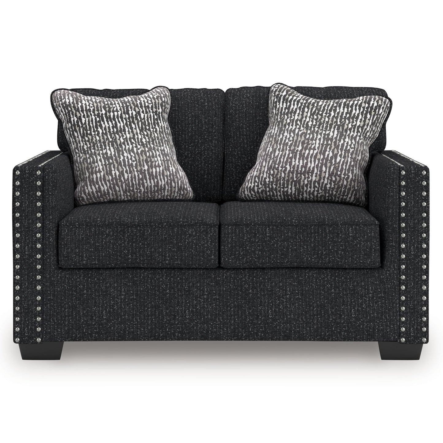 Jasmine Peaks - Loveseat - Coal