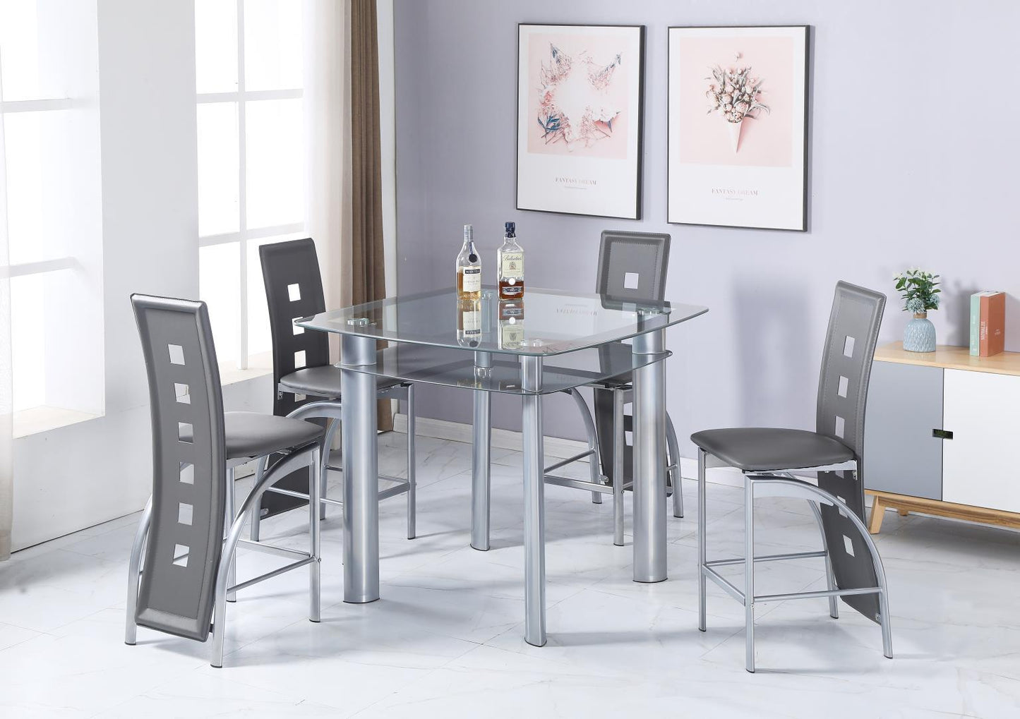 D324 - Pub Table - Charcoal