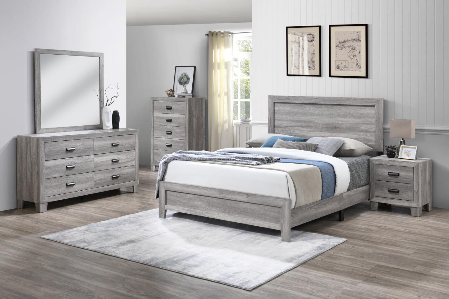 B520 - Dresser - Gray Wash