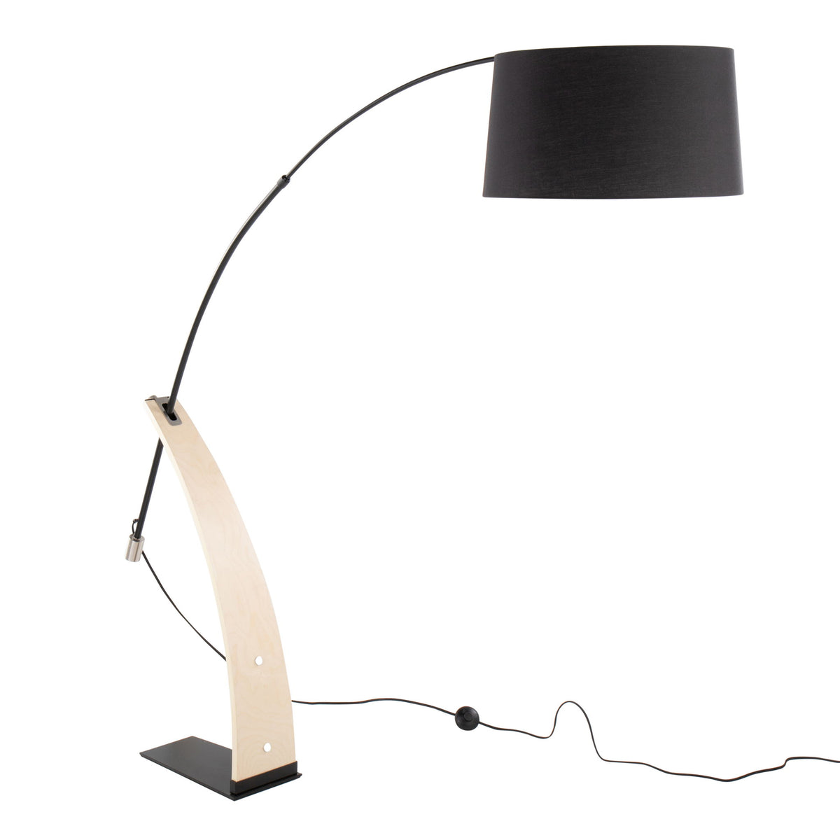 Robyn - Floor Lamp - Natural / Black