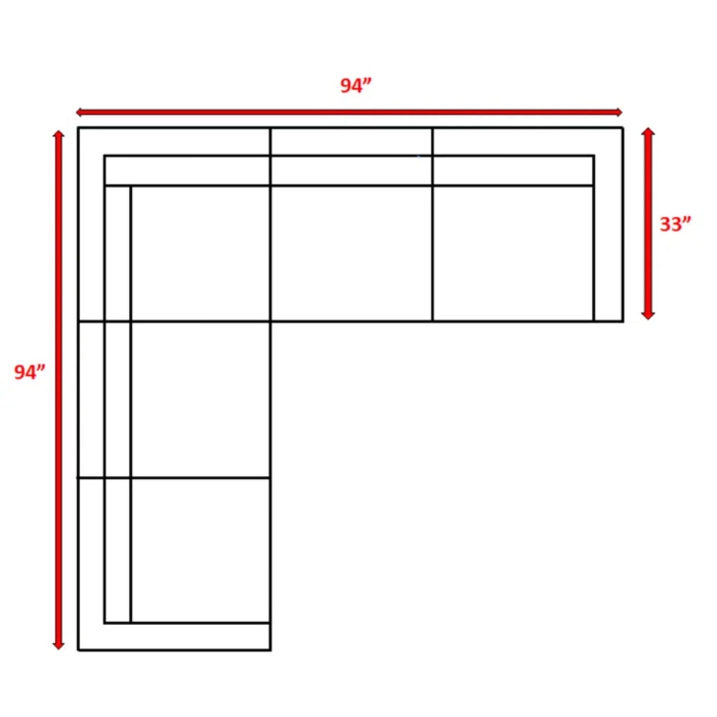 Luxurious Wicker Patio Sectional With Weather Resistant Sunbrella Cushions