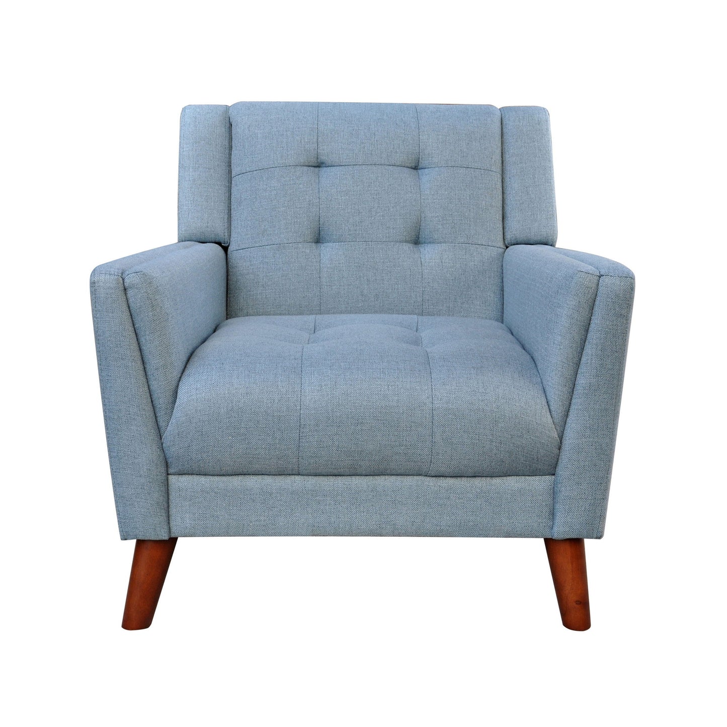 Luminaesque - Fabric Upholstered Armchair With Tufted Back