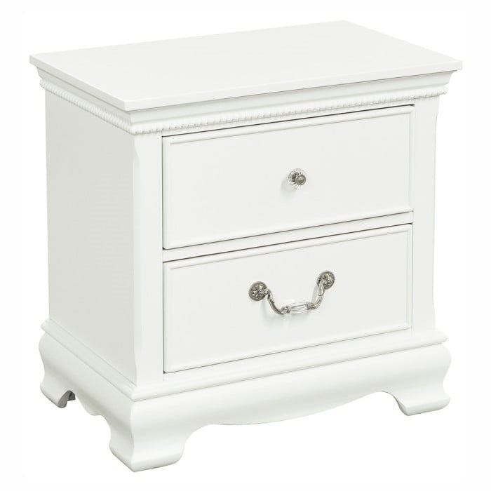 Traditional Two-Drawer Nightstand