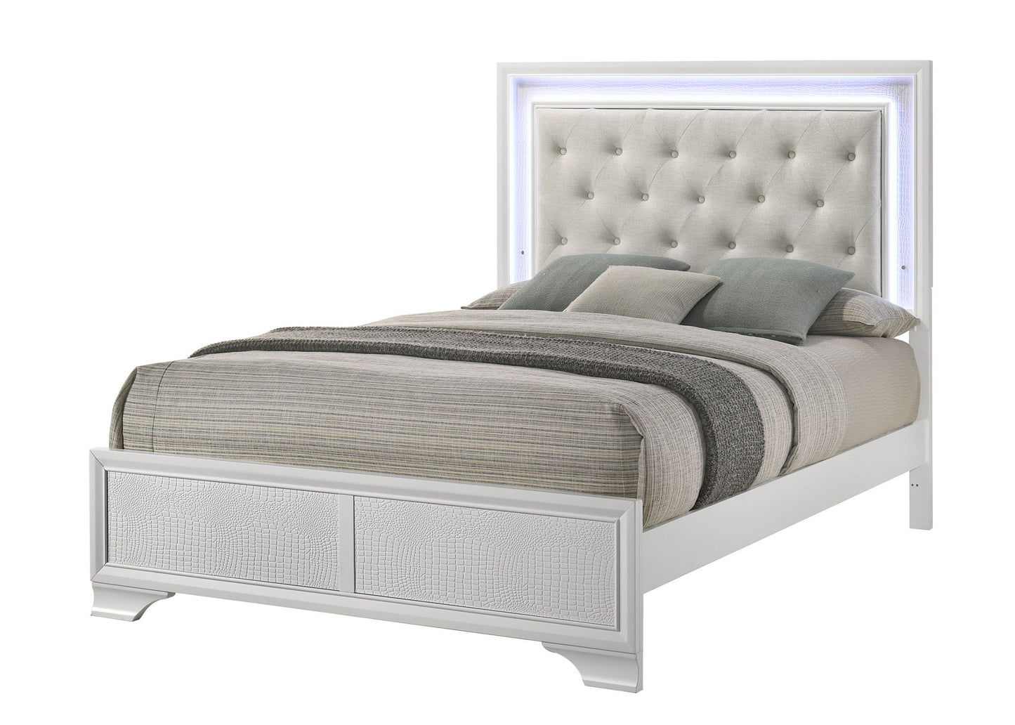 Lyssa - Bedroom Set - Oat / Frost
