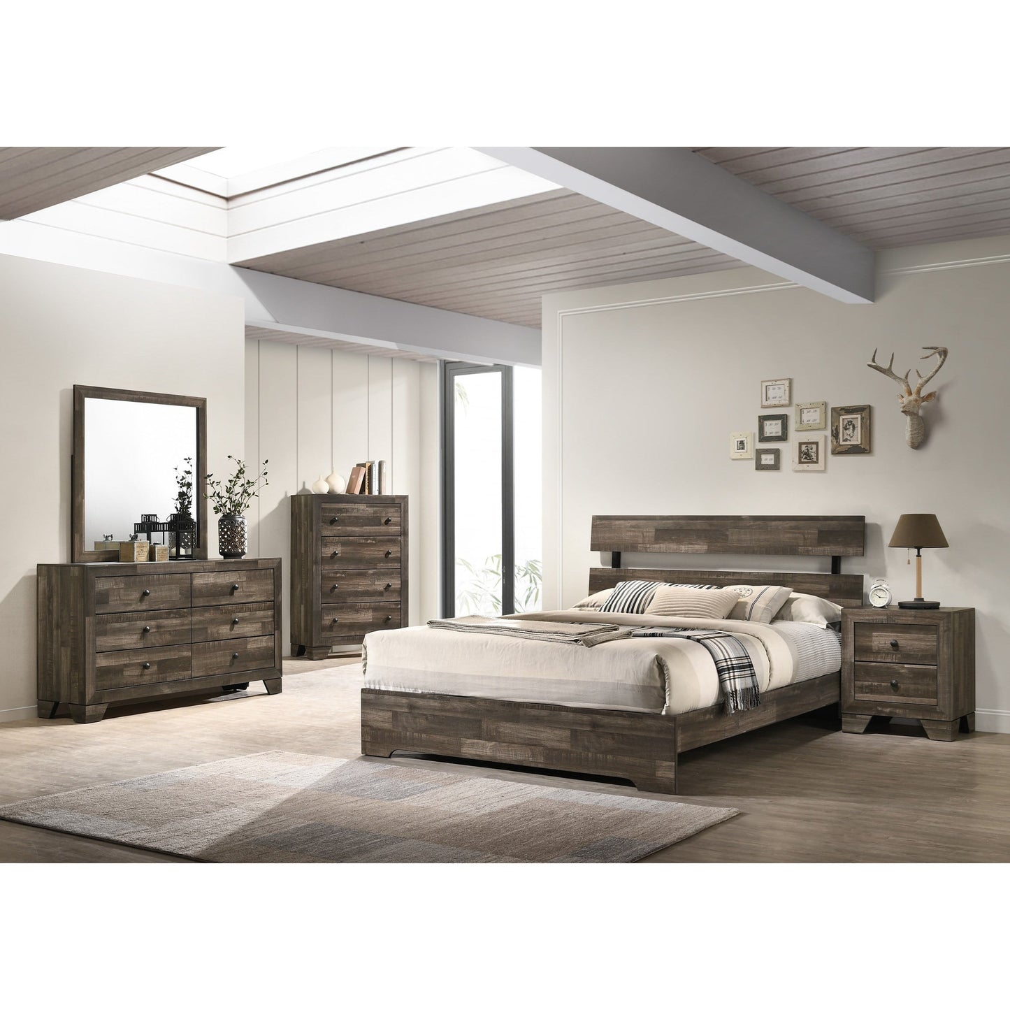 Rustic Queen Bed