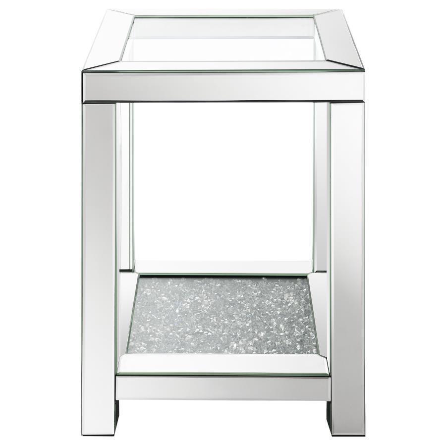 Valentina - Square Glass Top Table