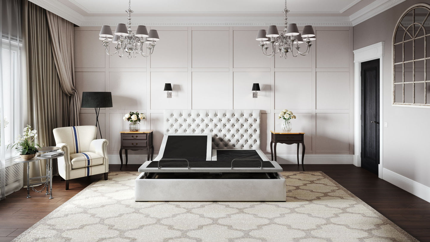 Btx5 - Flex Head Adjustable Bed Base With Head And Foot Position Adjustment