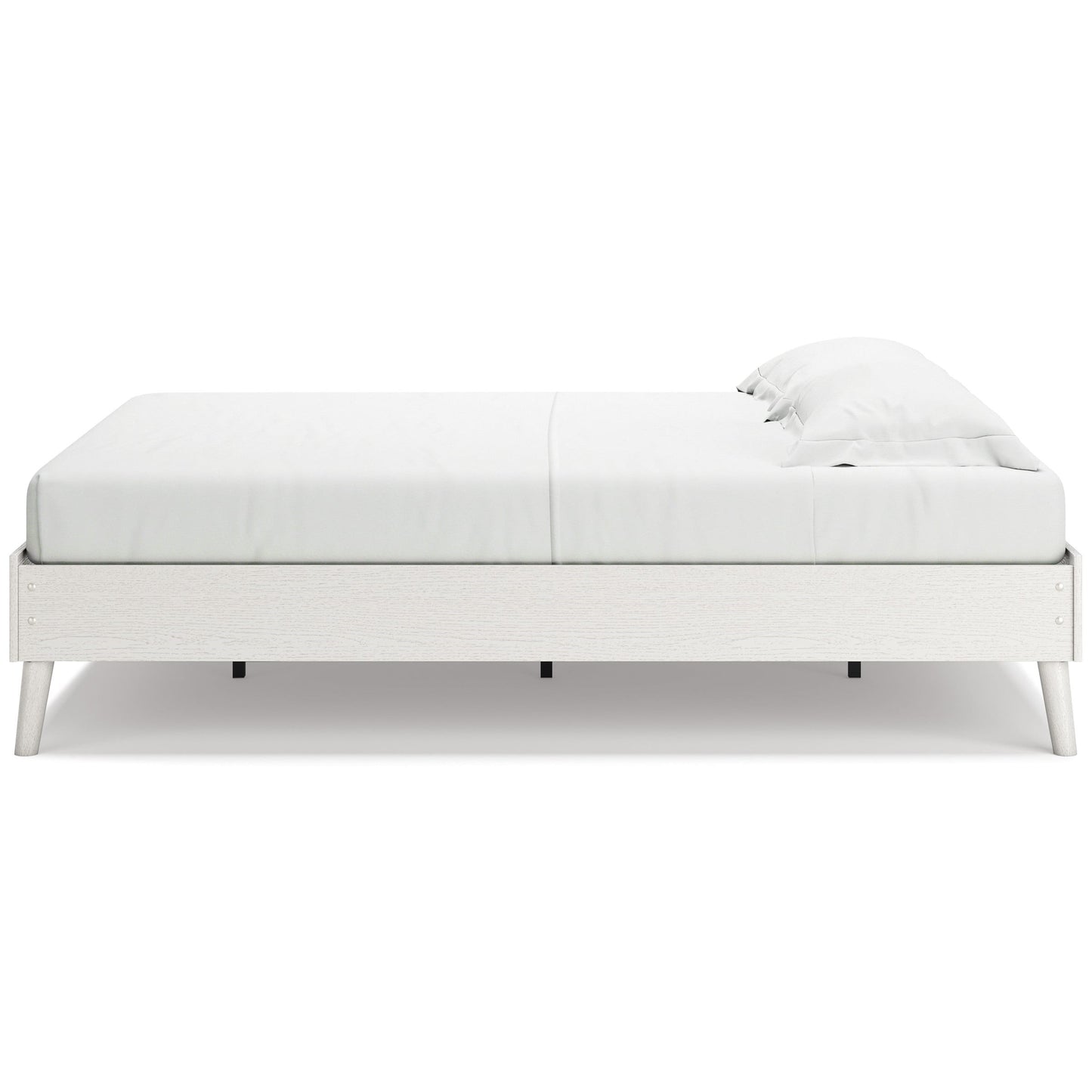 White Queen Platform Bed