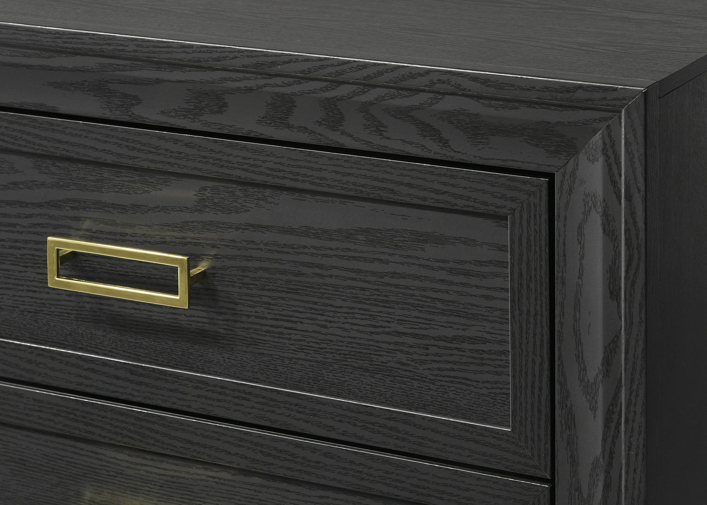 Contemporary Glam 2-Drawer Nightstand