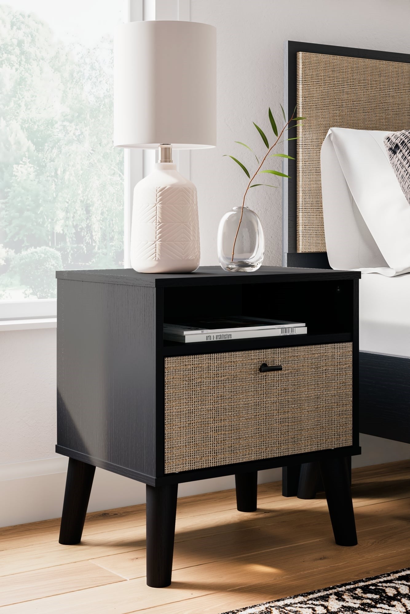 Contemporary 1-Drawer Nightstand