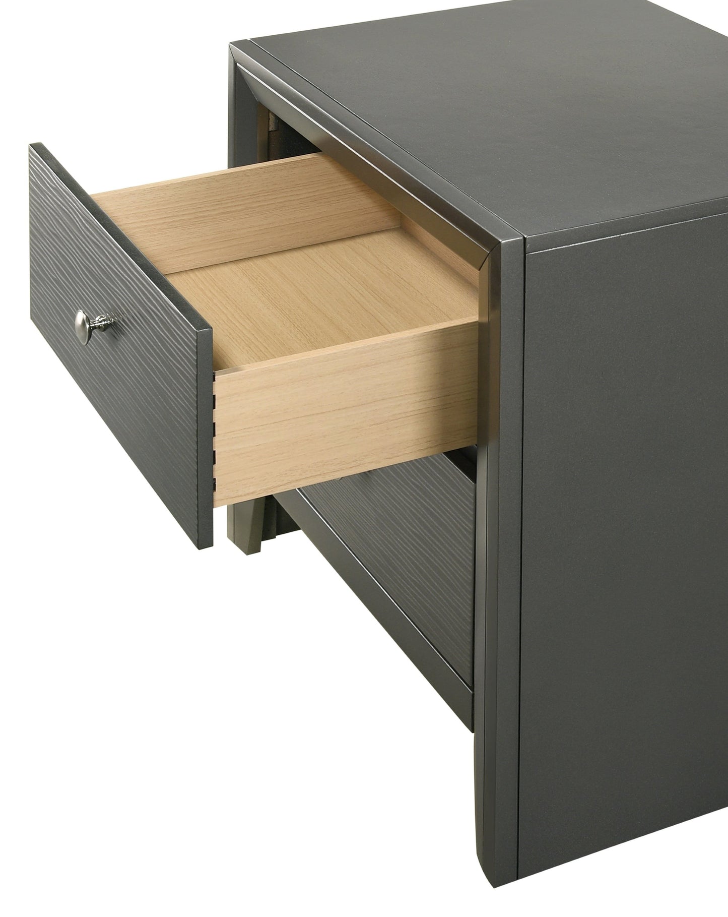 Denker 2-Drawer Contemporary Nightstand