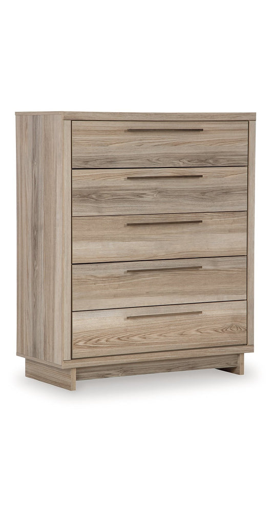 Casual 5-Drawer Wide Chest of Drawers