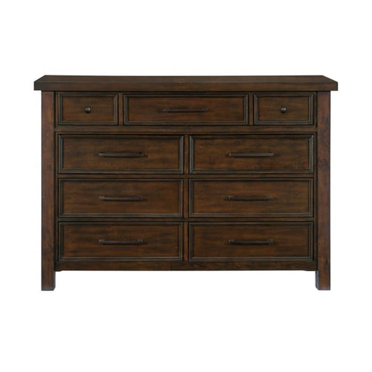 Transitional 9-Drawer Dresser