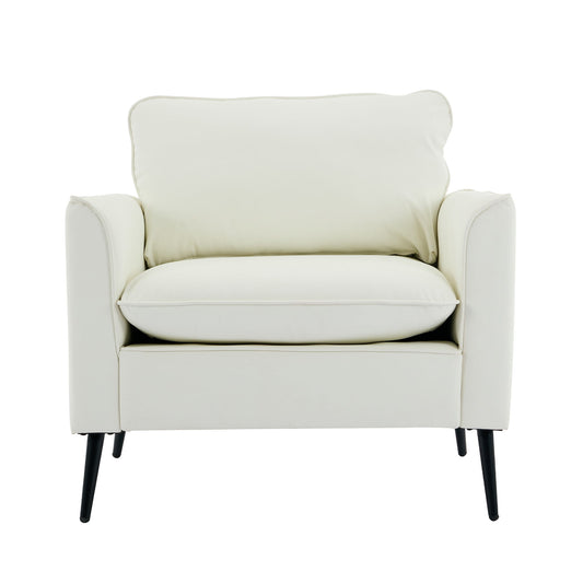 Nordic Retro Light Luxury Upholstered Sofa Chair
