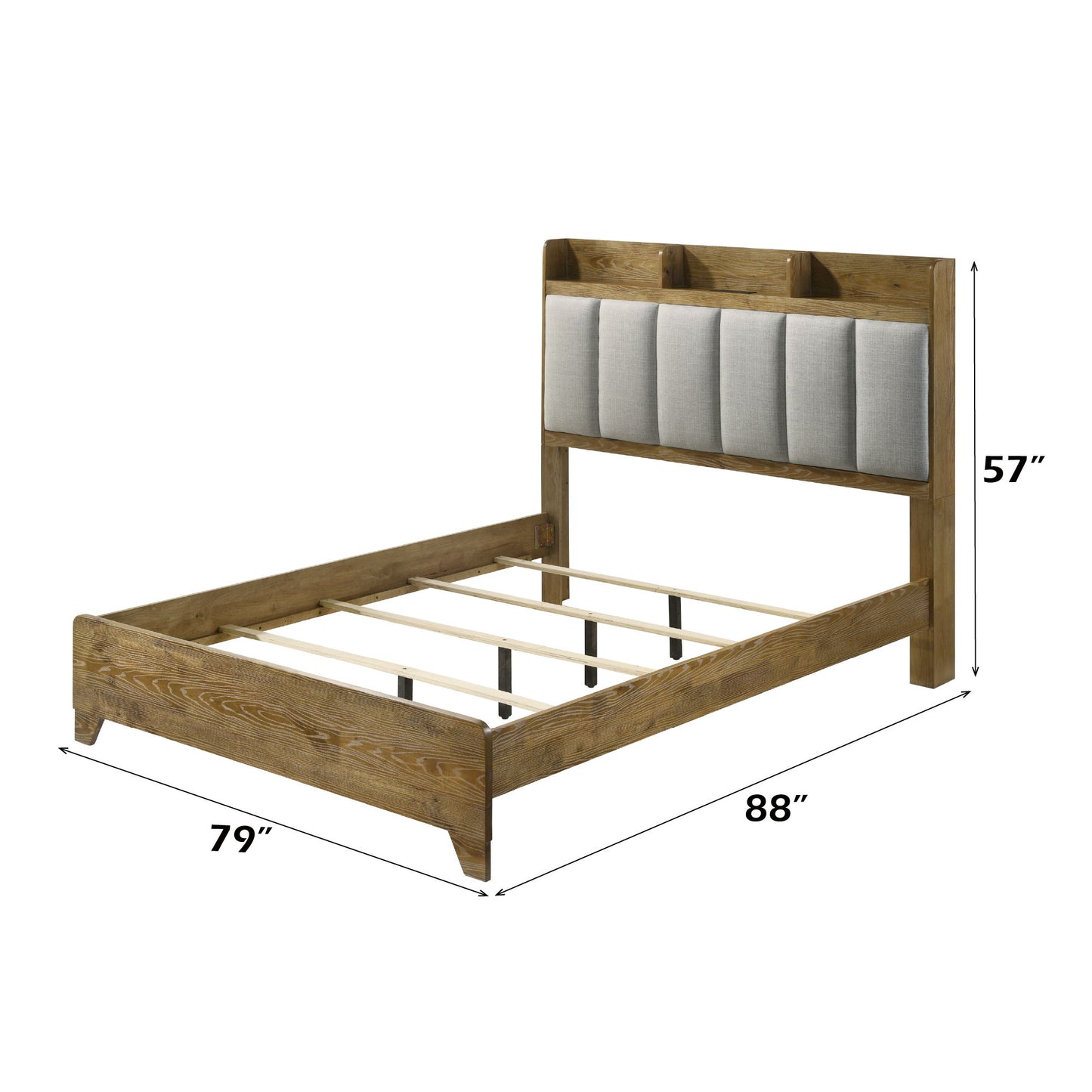 Garcia - Transitional Design Bed With USB