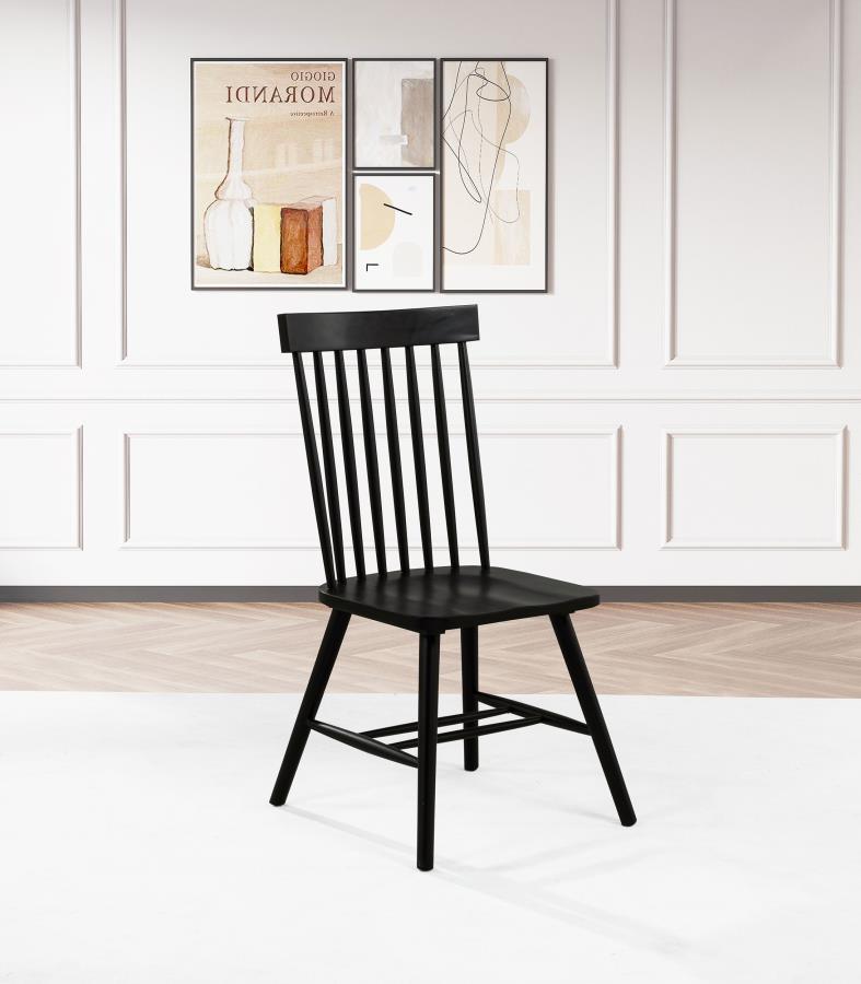 Andrews - Windsor Spindle Back Dining Side Chair (Set of 2)