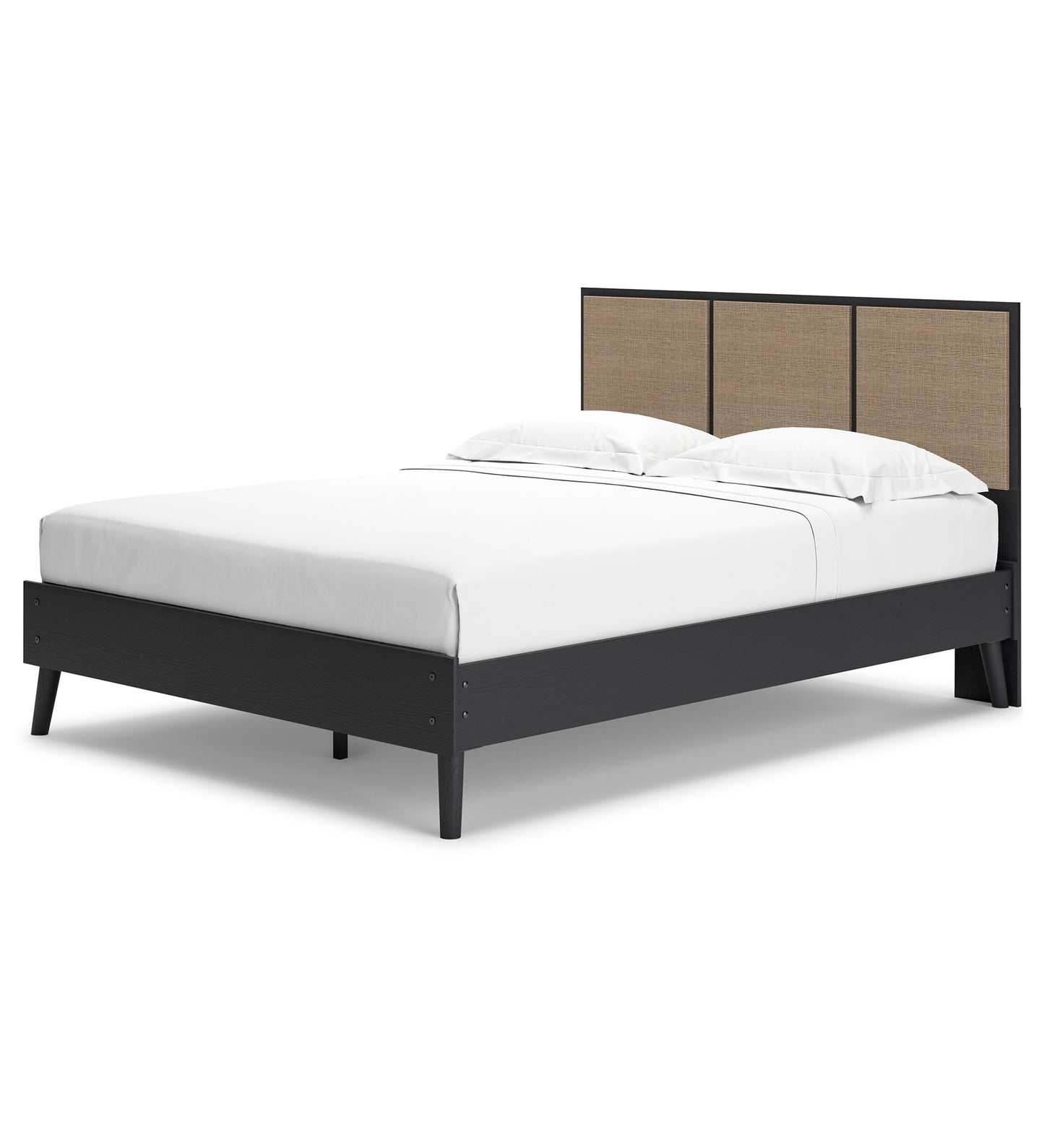 Contemporary Queen Panel Platform Bed