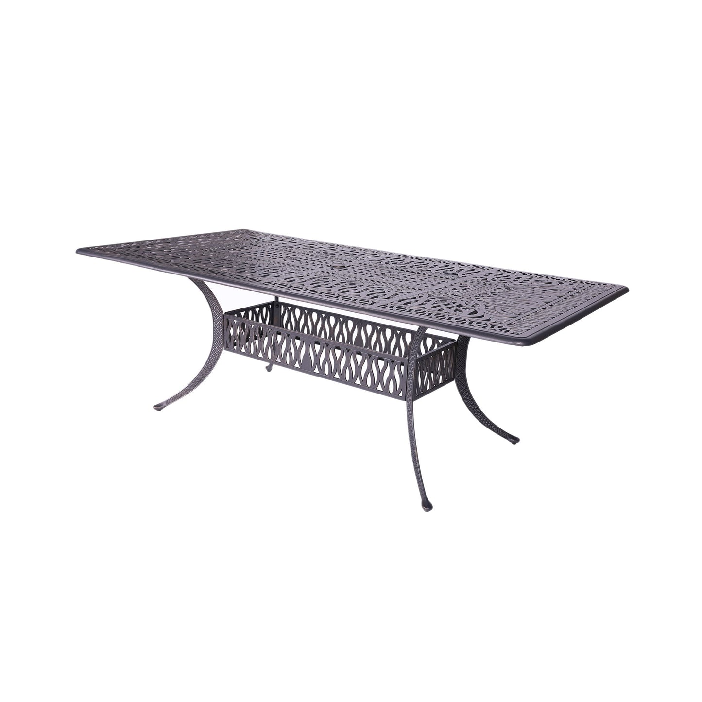 Rectangular Long Dining Set With Sunbrella Cushions