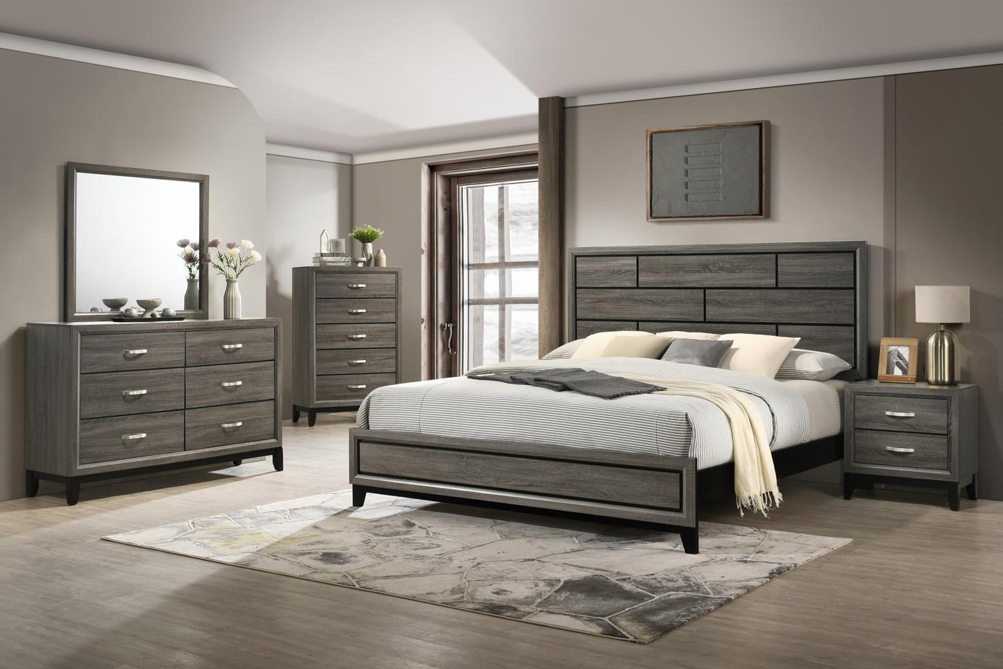 B371 - Nightstand - Gray