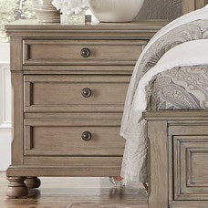 Traditional Nightstand with Hidden Drawer