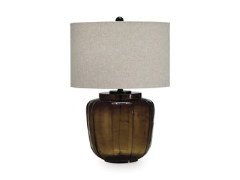 Bainmore - Amber - Glass Table Lamp