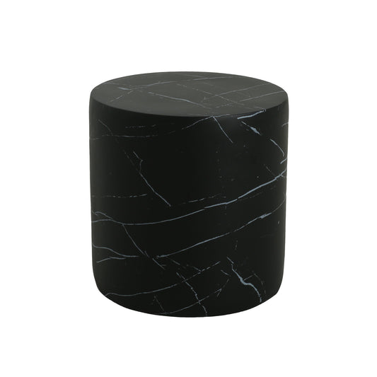 Cylindrical Design, Outdoor Lightweight Concrete Side Table