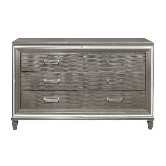 Glam 6-Drawer Dresser with 2 Jewelry Boxes