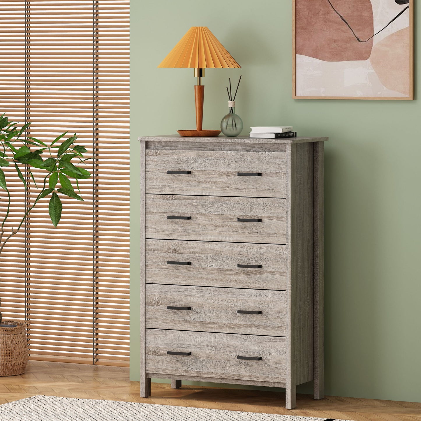 Titeca - Contemporary 5 Drawer Dresser