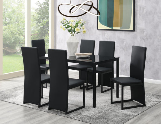 D228 - Dining Side Chair (Set of 2) - Black