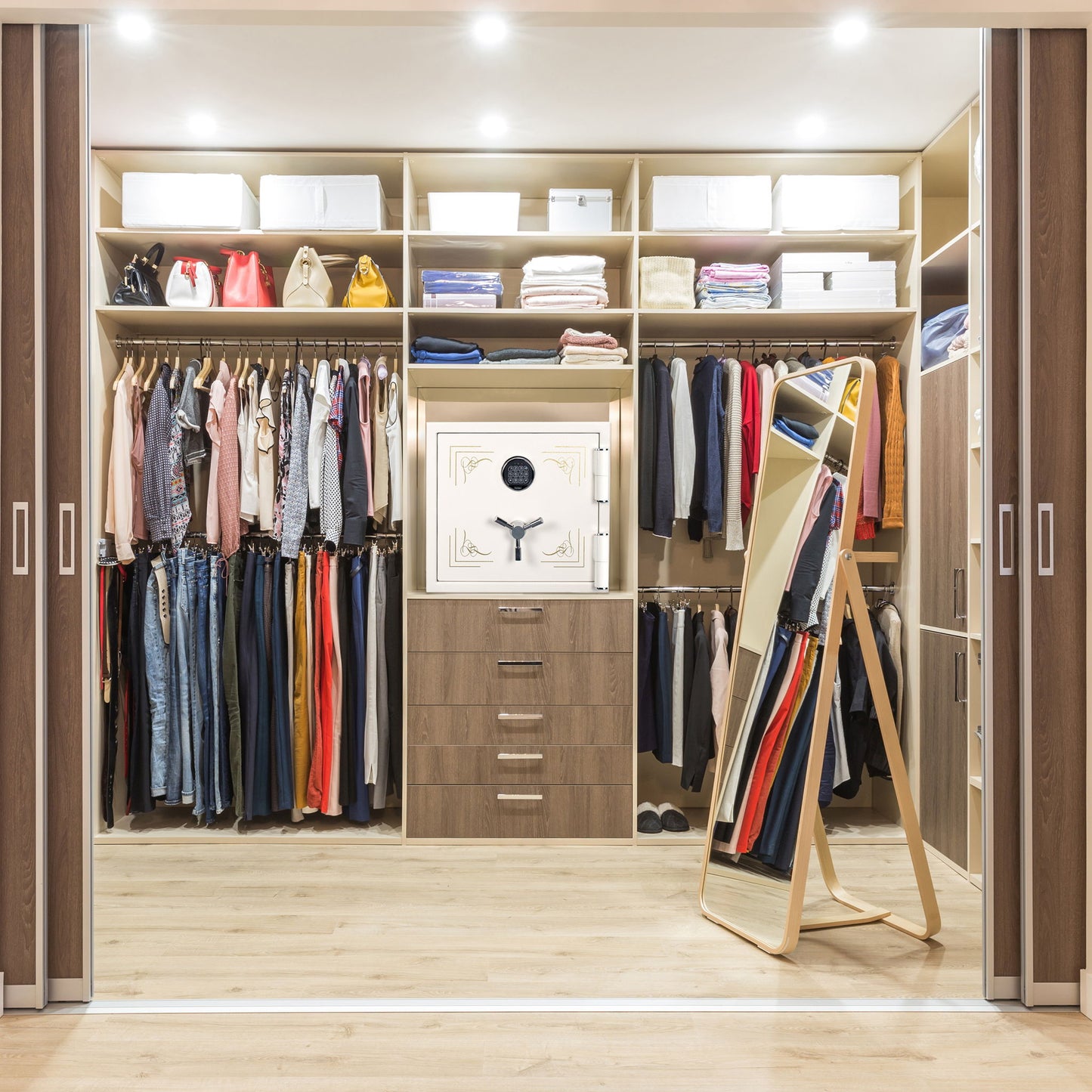 Keypad Fireproof Protection Jewelry Safe