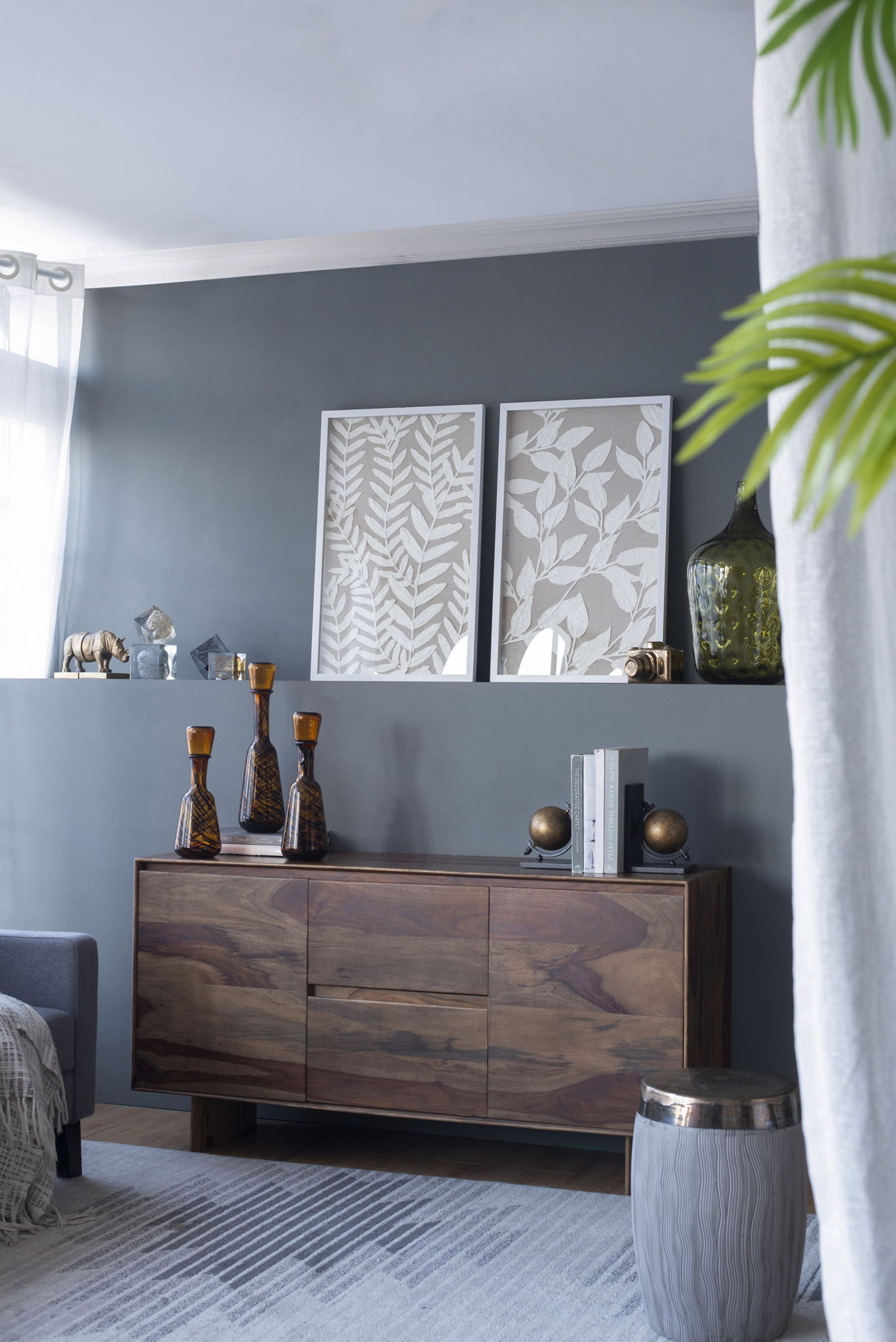 Shadow Box Wall Decor (Set of 2) - White