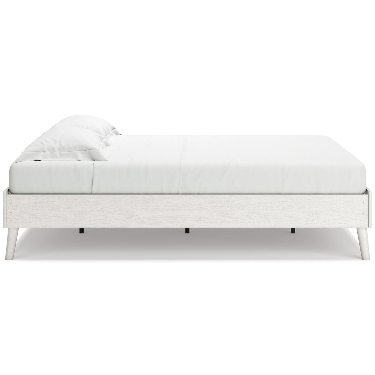 White Queen Platform Bed