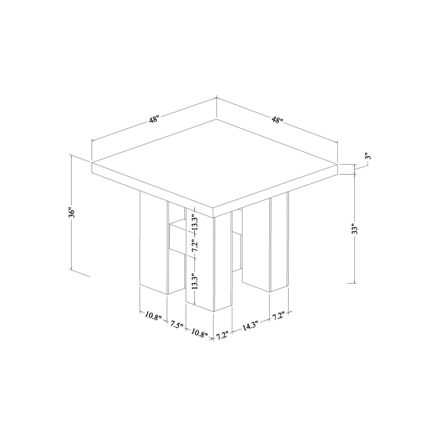 Mikha - Bar Table