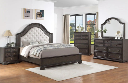 Duke Transitional 5-Piece Bedroom Set - Queen