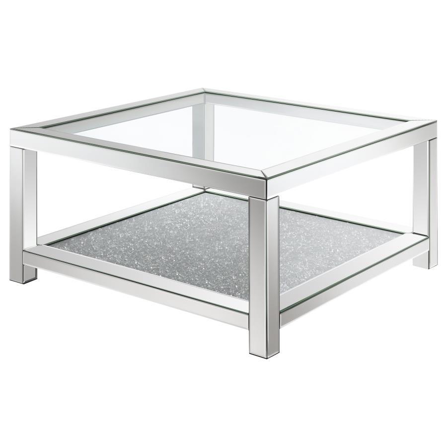 Valentina - Square Glass Top Table