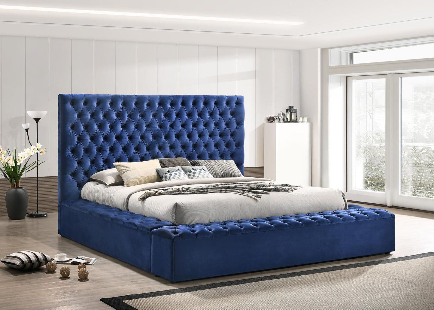 B564 - Velvet Bed