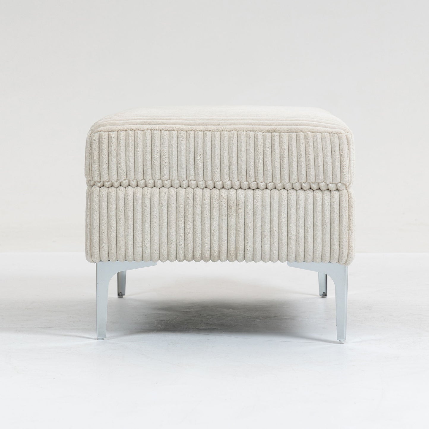 Modular Sectional Sofa Square Storage Ottoman