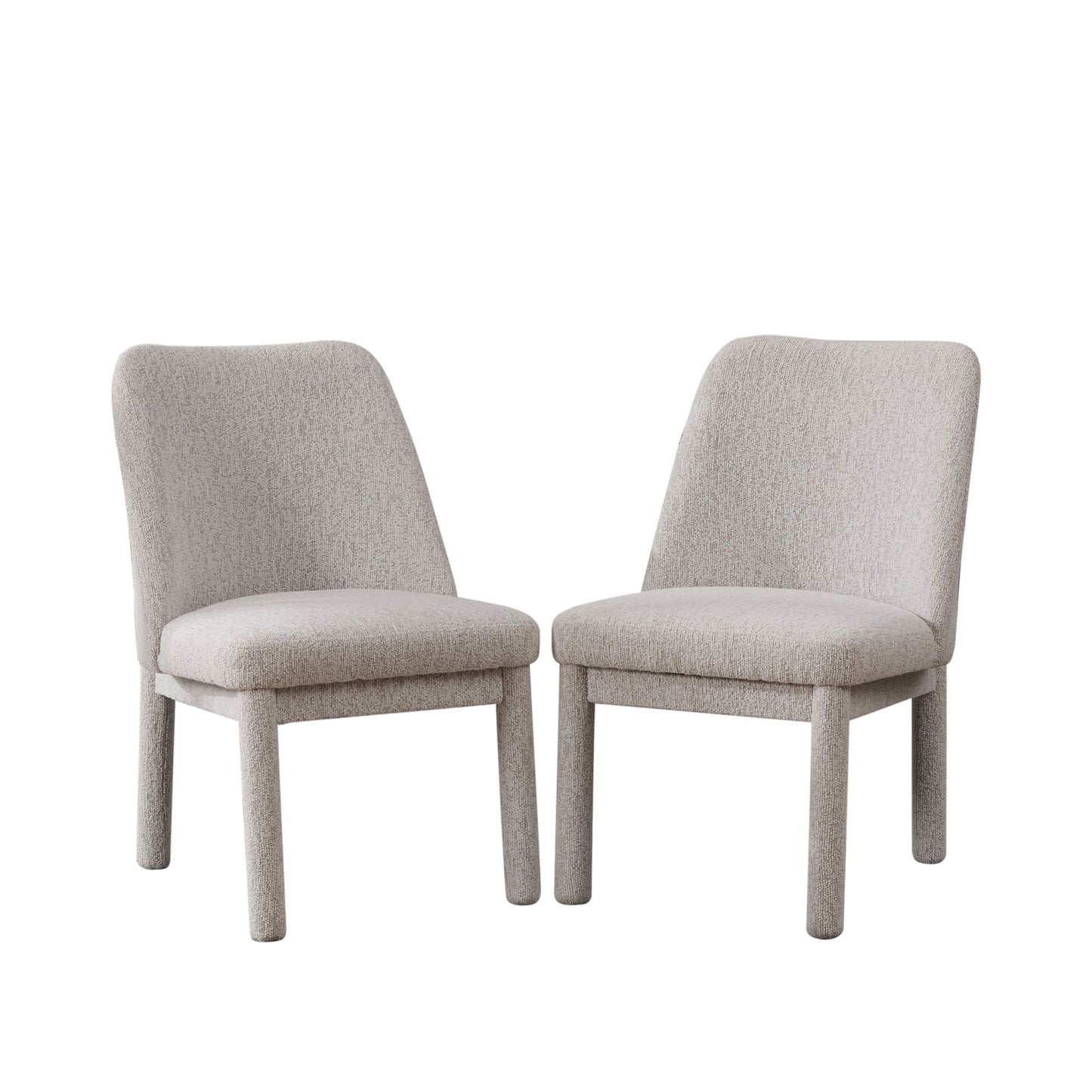 Wide Minimalist Dining Chair (Set of 2)
